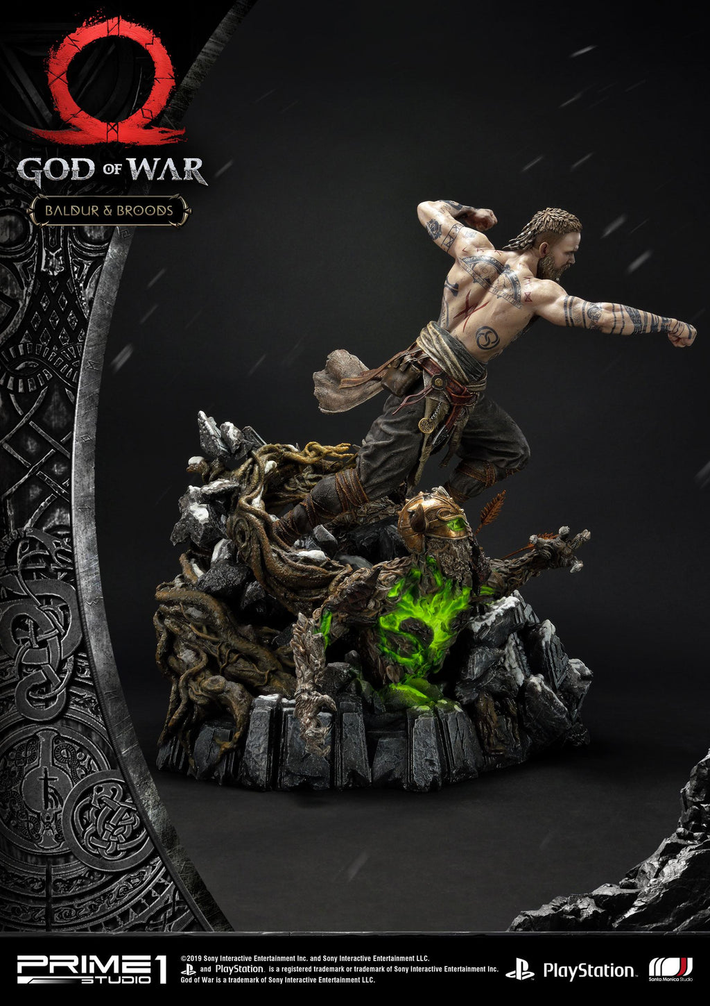 God of War (2018) Figur Baldur & Broods 62 cm Prime 1 Studio