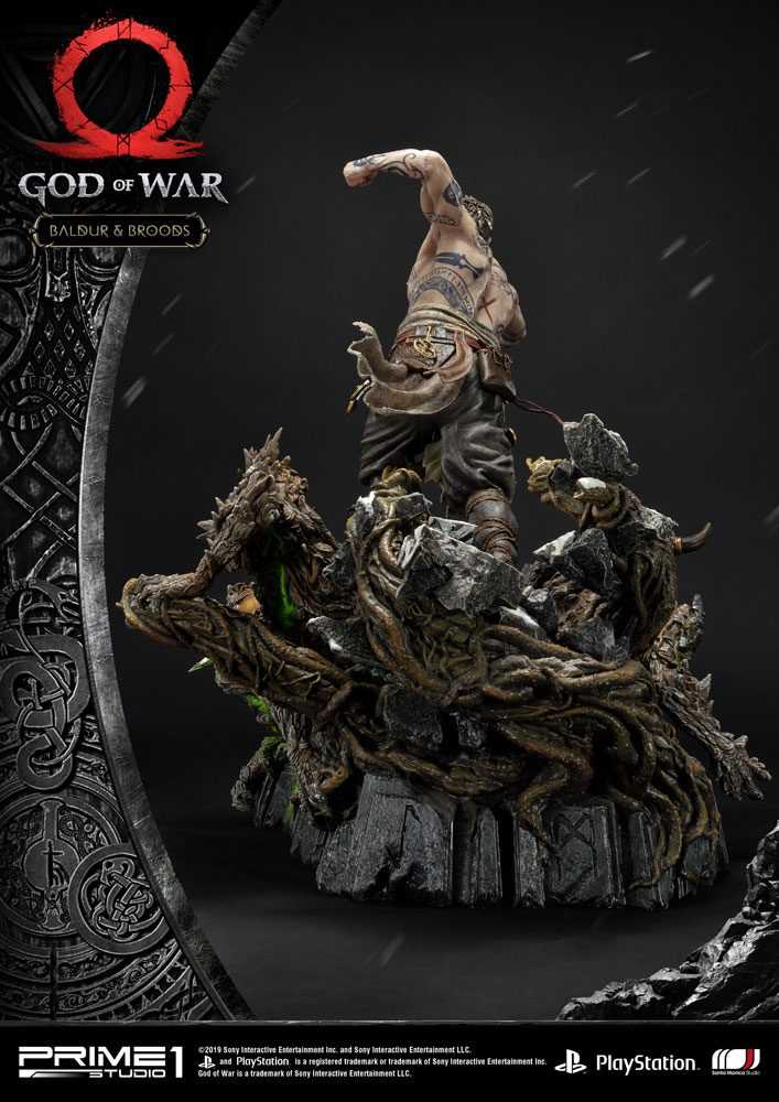 God of War (2018) Figur Baldur & Broods 62 cm Prime 1 Studio