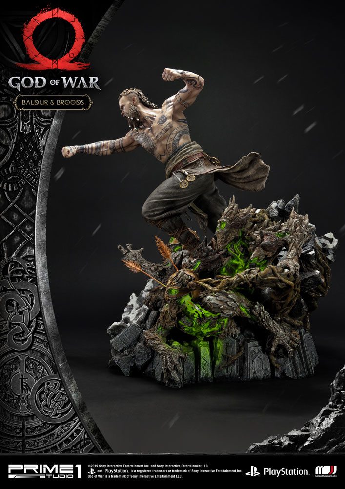 God of War (2018) Figur Baldur & Broods 62 cm Prime 1 Studio