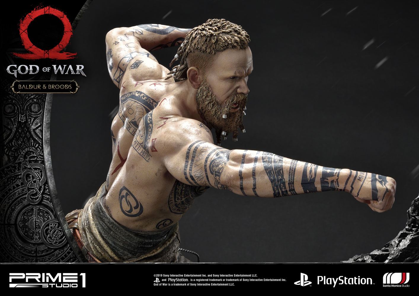 God of War (2018) Figur Baldur & Broods 62 cm Prime 1 Studio