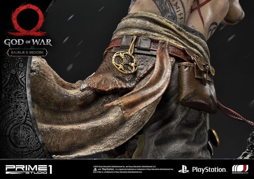 God of War (2018) Figur Baldur & Broods 62 cm Prime 1 Studio