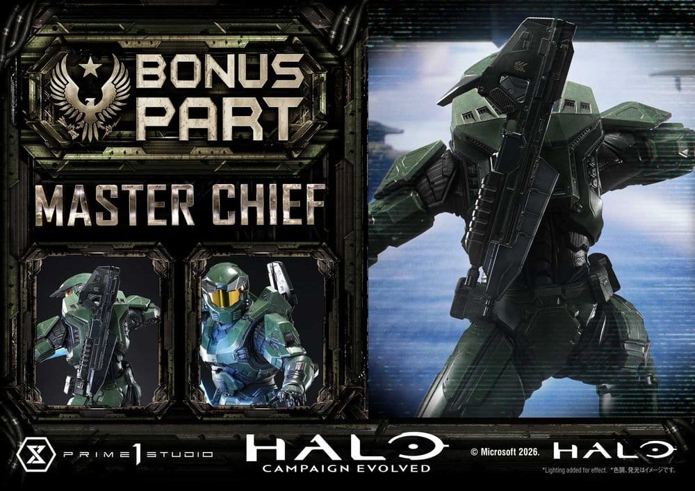 Halo Ultimate Premium Masterline Series Statue 1/4 Campaign Evolved Master Chief Bonus Version 78 cm