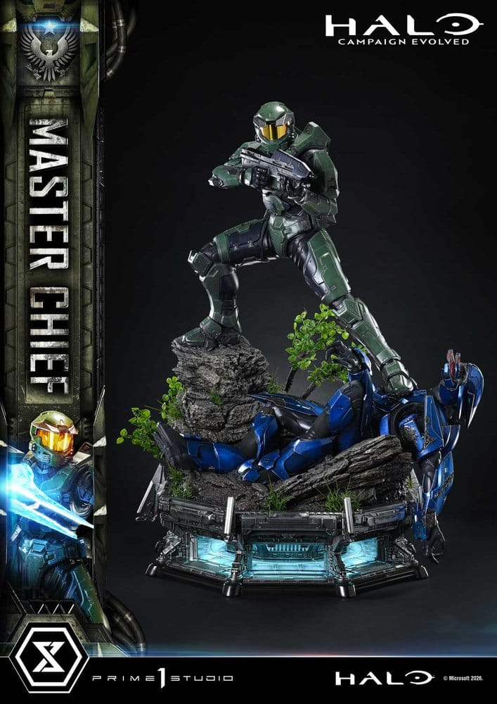 Halo Ultimate Premium Masterline Series Statue 1/4 Campaign Evolved Master Chief Bonus Version 78 cm