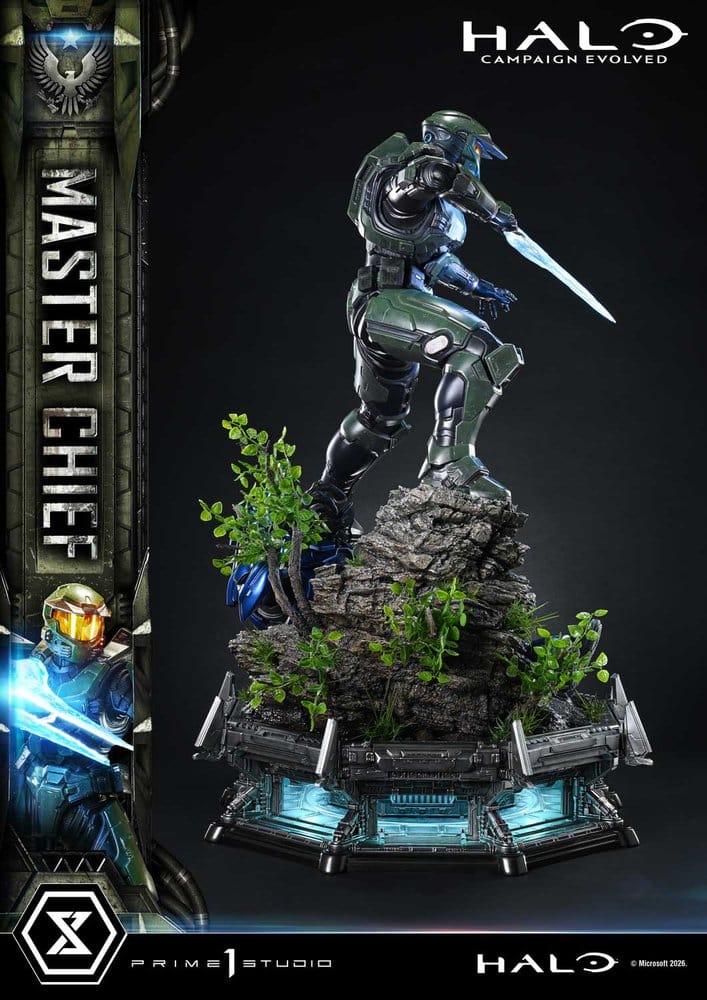 Halo Ultimate Premium Masterline Series Statue 1/4 Campaign Evolved Master Chief Bonus Version 78 cm