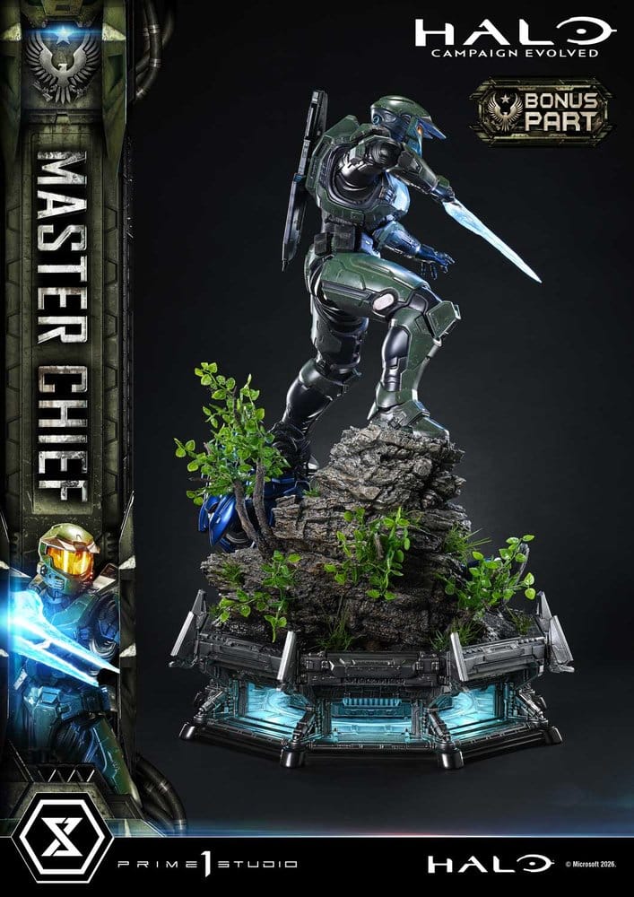 Halo Ultimate Premium Masterline Series Statue 1/4 Campaign Evolved Master Chief Bonus Version 78 cm