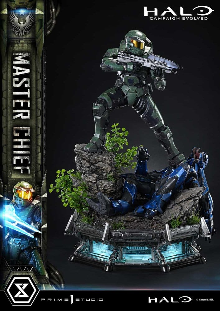 Halo Ultimate Premium Masterline Series Statue 1/4 Campaign Evolved Master Chief Bonus Version 78 cm