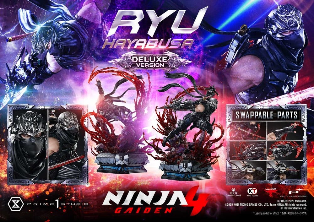 Ninja Gaiden 4 Ultimate Premium Masterline Series Statue 1/4 Ryu Hayabusa Deluxe Version 70 cm
