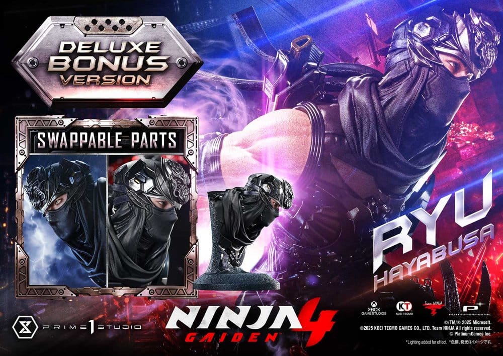 Ninja Gaiden 4 Ultimate Premium Masterline Series Statue 1/4 Ryu Hayabusa Deluxe Bonus Version 70 cm