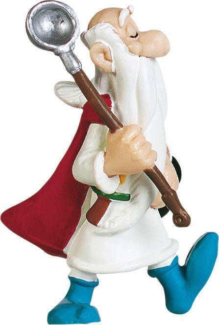 Asterix Figure Getafix with Cauldron 8 cm