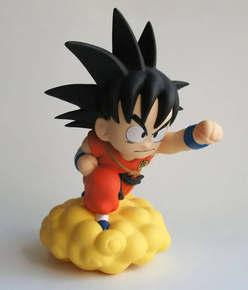 Dragon Ball Chibi Myntbank Son Goku på Flying Nimbus 22 cm Plastoy