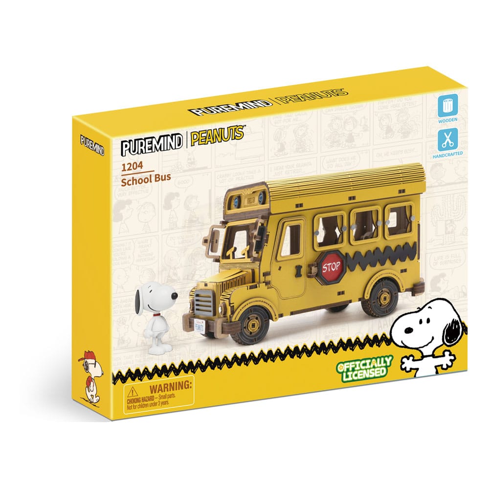 Peanuts Puremind Byggskola Buss Pantasy