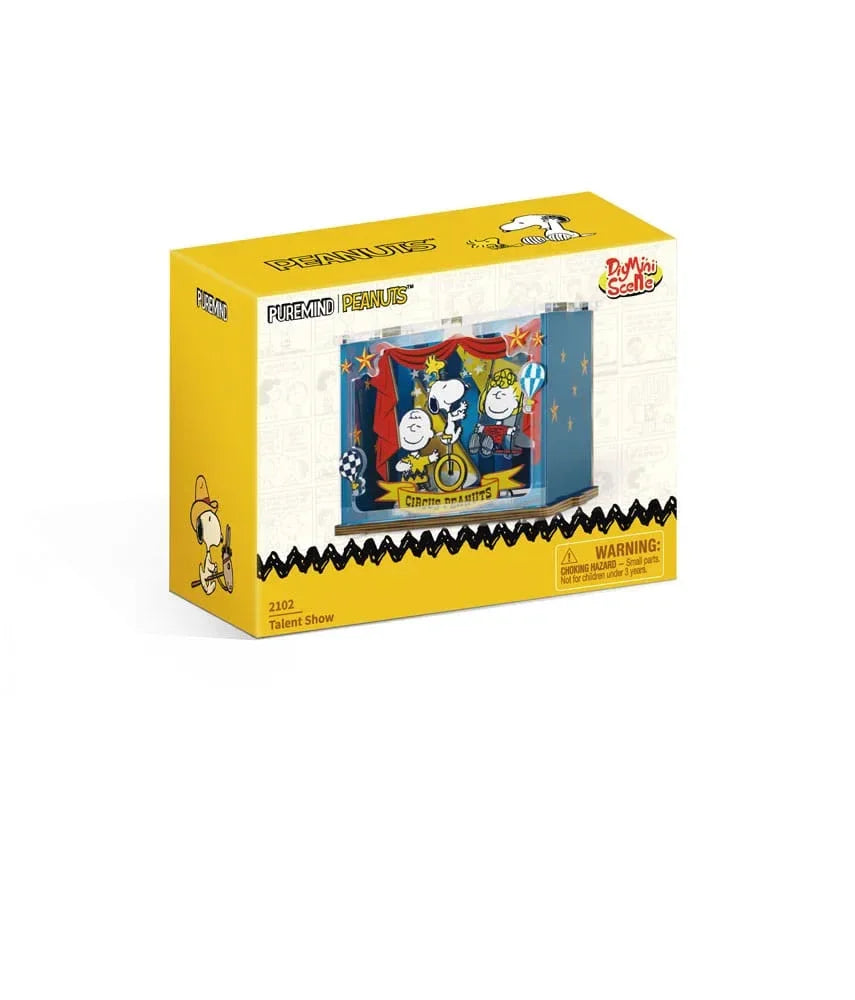 Peanuts Puremind DIY Byggsats Mini Scen Talent Show Pantasy