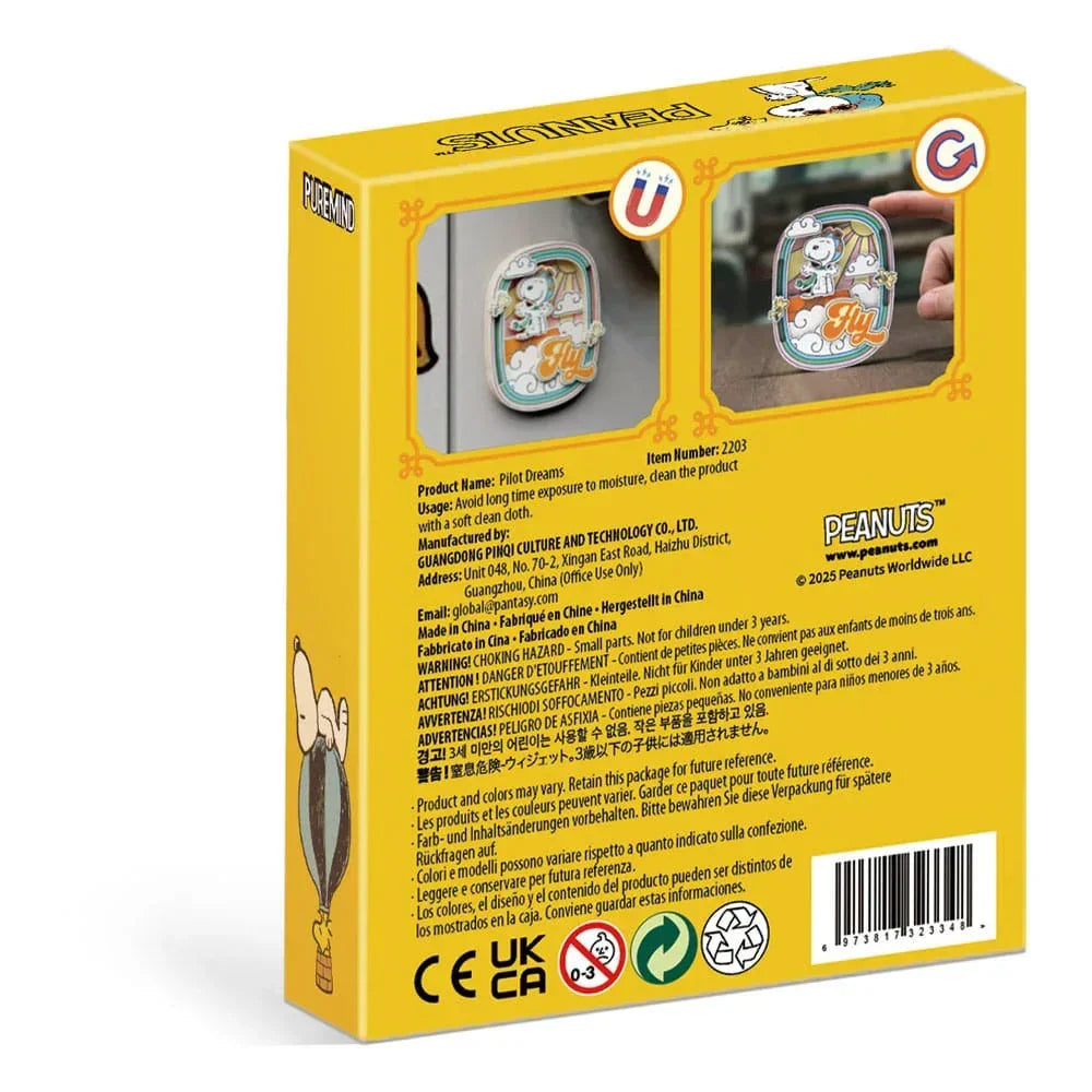 Peanuts Puremind Magnet Pilot Dreams – Magisk Inredning för Ditt Hem Pantasy