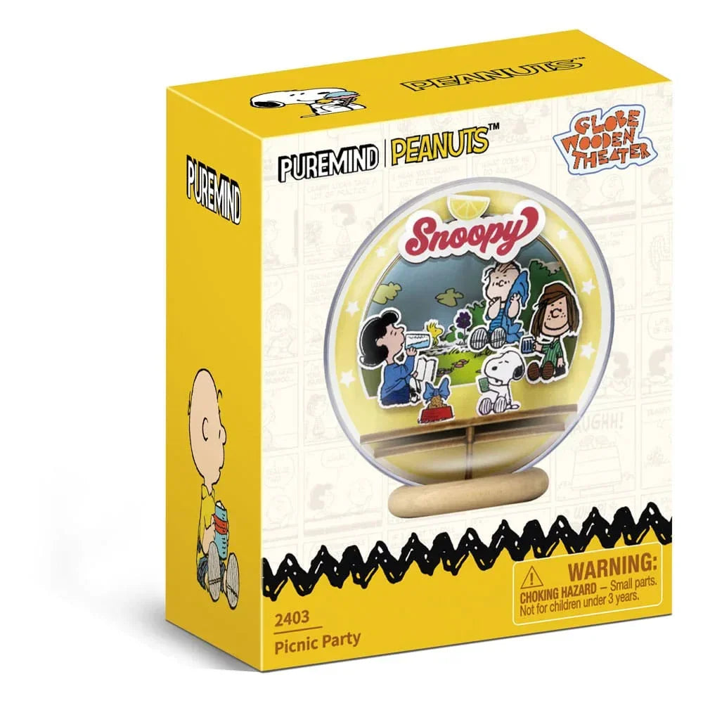Peanuts Puremind Modellkit Träteater Glob Picknickfest Pantasy