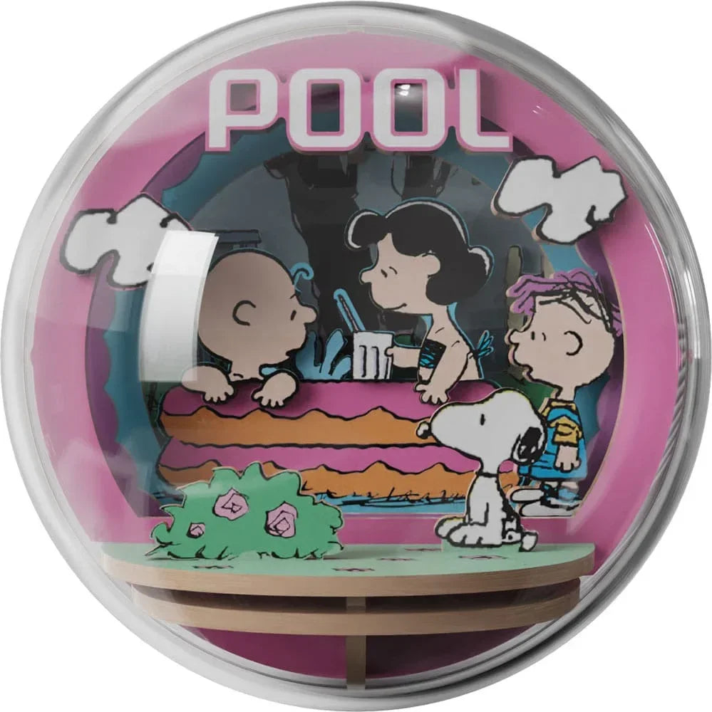Peanuts Puremind Modellkit Träteater Glob Cool Pool Pantasy