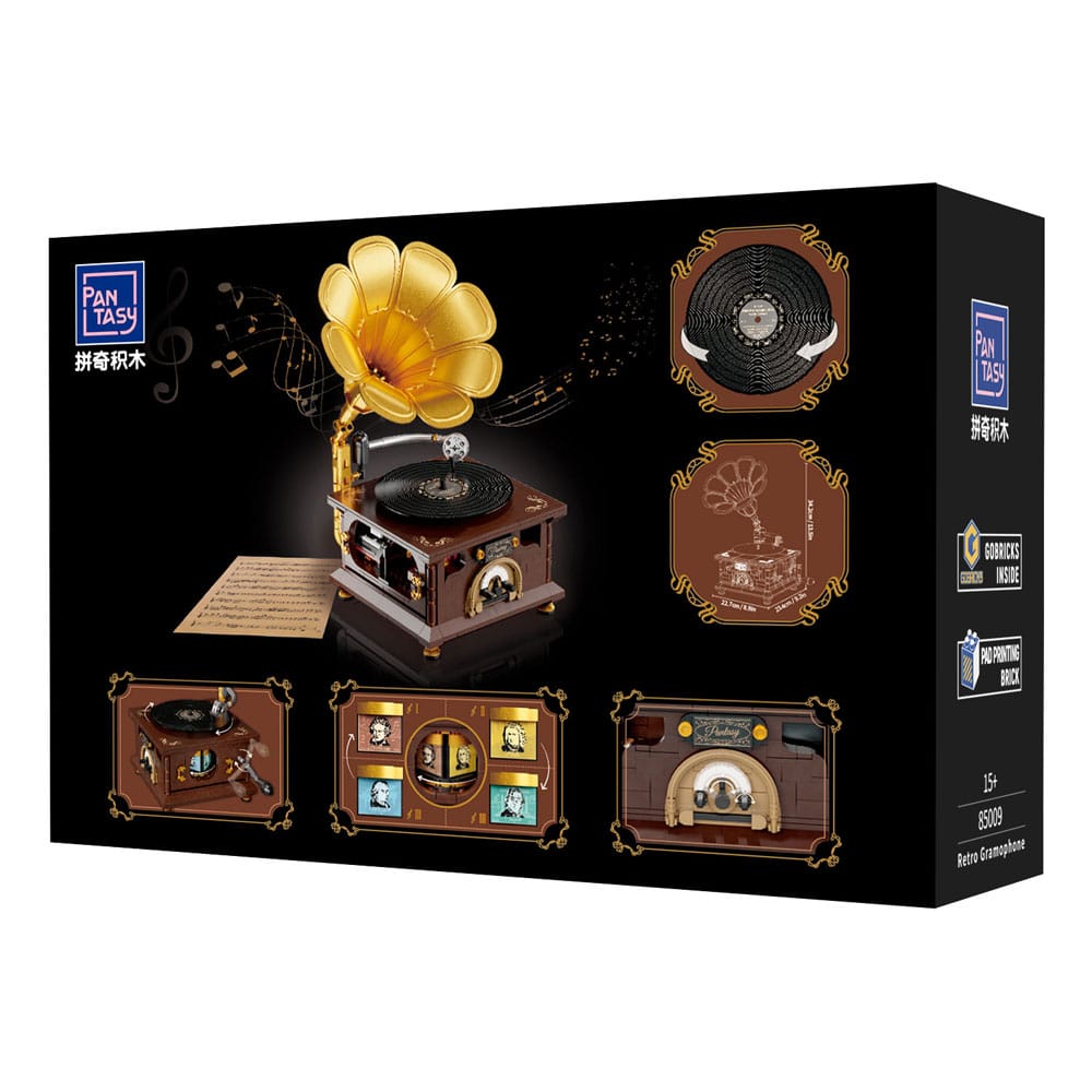 Original-Retro Series Byggsats Retro Grammofon 34 cm Pantasy