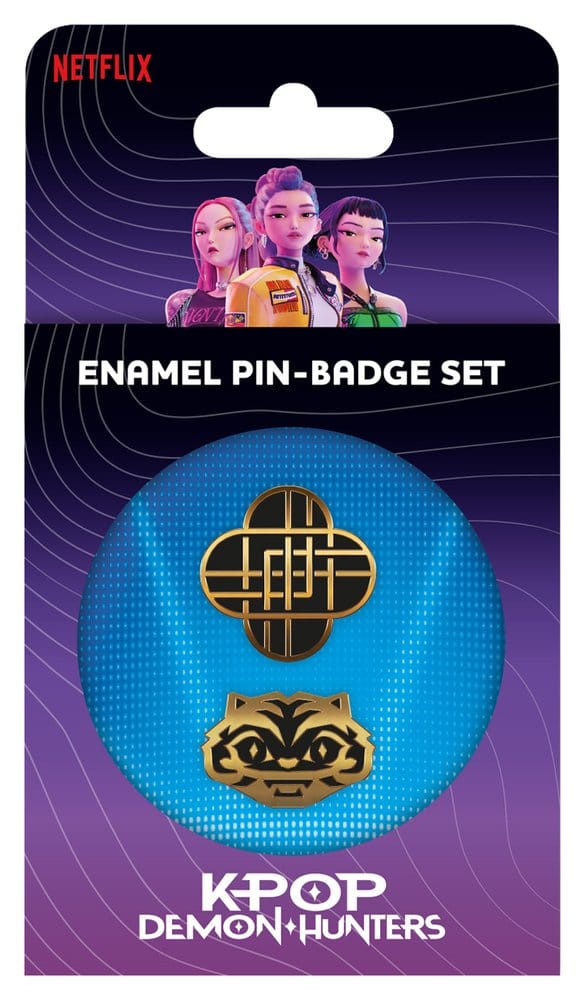 KPop Demon Hunters Pin-Badge Set Golden