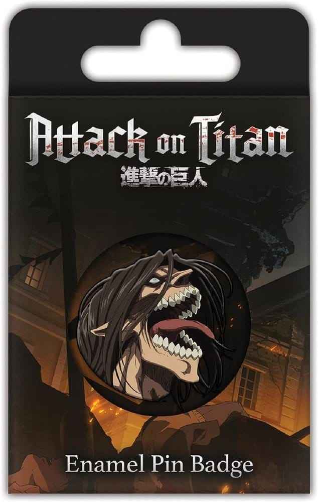 Attack on Titan Emaljpin Märke S3 (Eren Titan Vrede)
