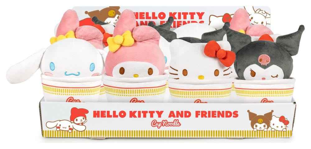 Hello Kitty & Friends mjukisdjur - Cup Noodles 16 cm sortiment (24)