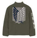 Attack On Titan Sherpa Jacket Logo Size S