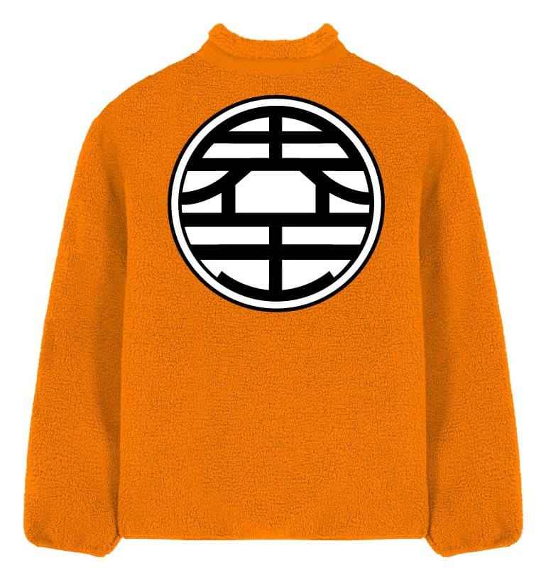 Dragon Ball Z Sherpa Jacka Goku Kanji Storlek XXL