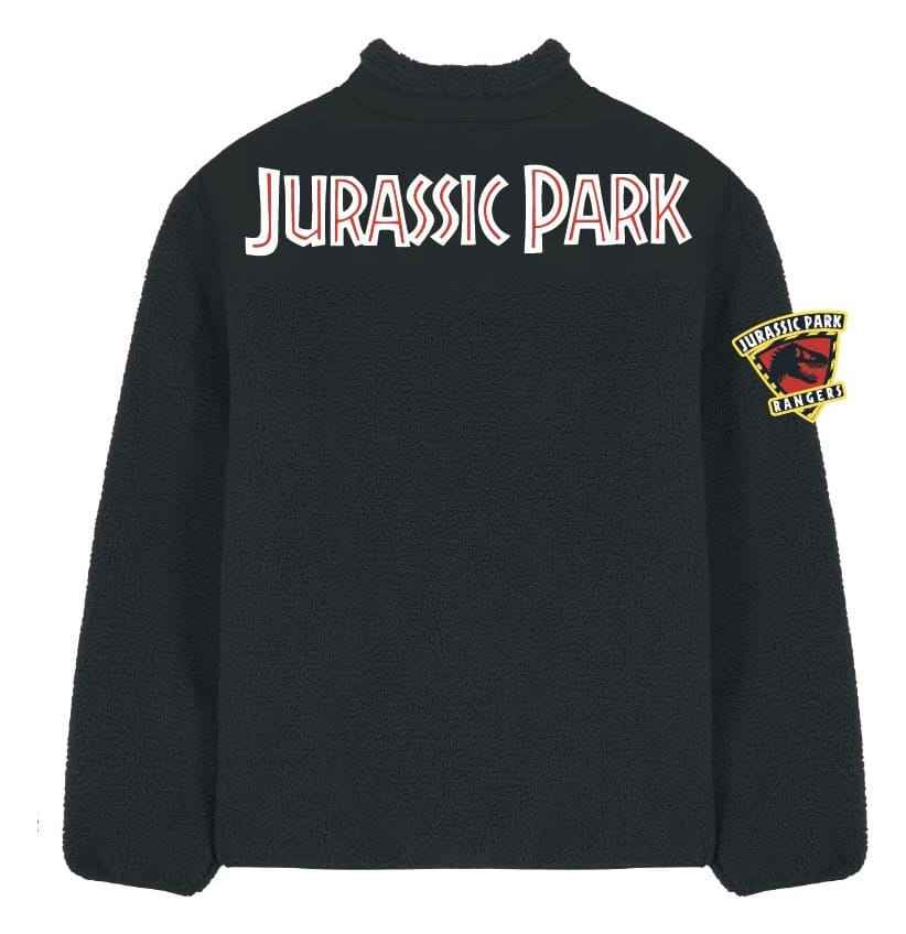 Jurassic Park Sherpa Jacka med Logga Storlek L