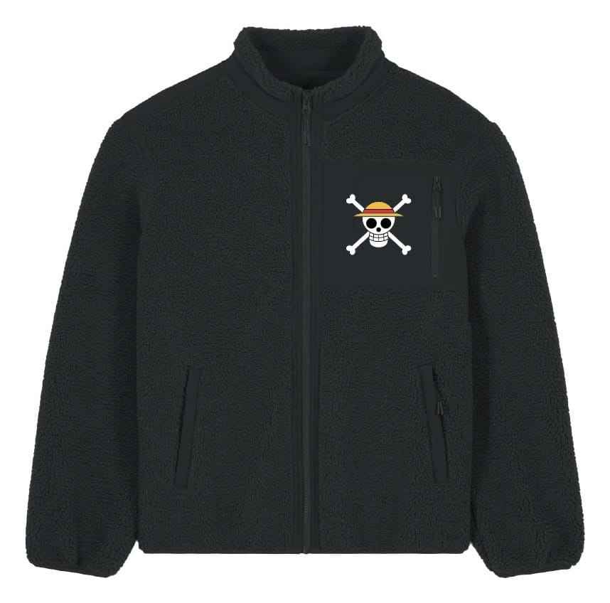 One Piece Sherpa Jacka Logo Storlek L