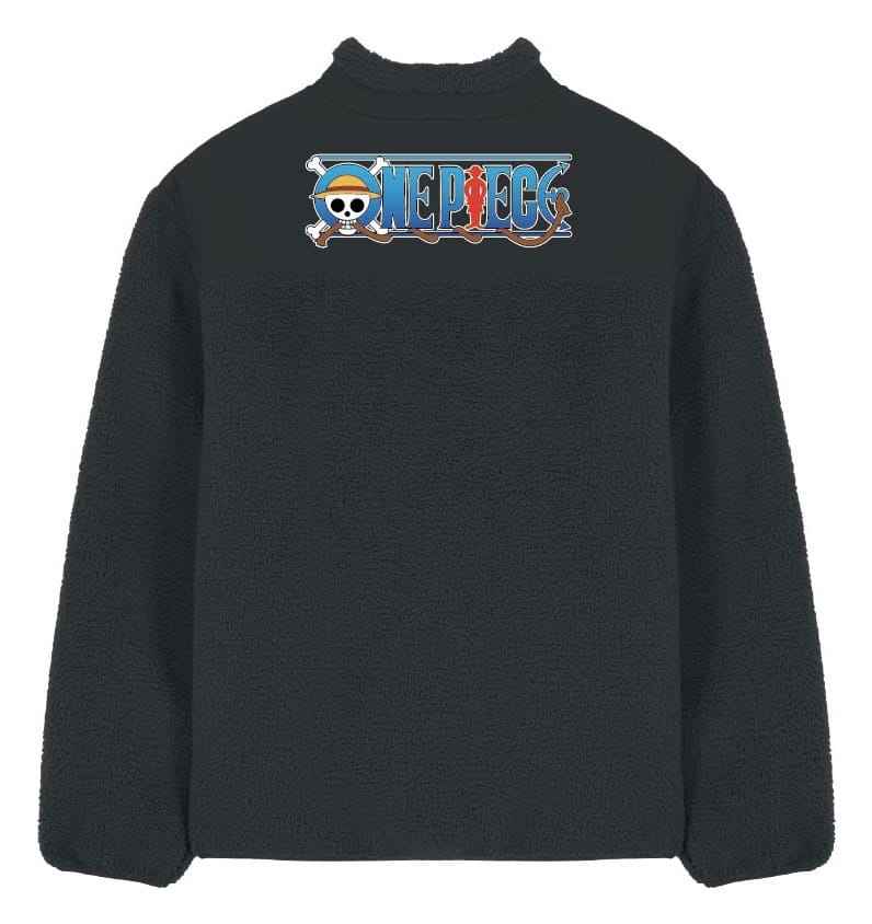 One Piece Sherpa Jacka med Logga Storlek M