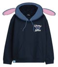 Lilo & Stitch Hoodie Tröja med Stitch-Ansikte Storlek XL