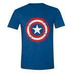 Marvel Captain America T-Shirt with Cracked Shield