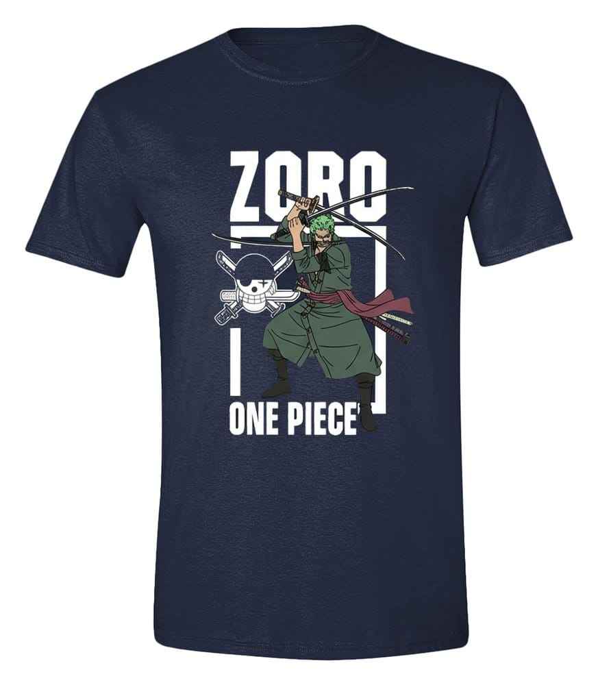 One Piece T-shirt Zoro - Officiell Licensierad, 100% Bomull, Flera Storlekar Tillgängliga