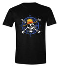 One Piece T-shirt med piratlogotyp i storlek XXL