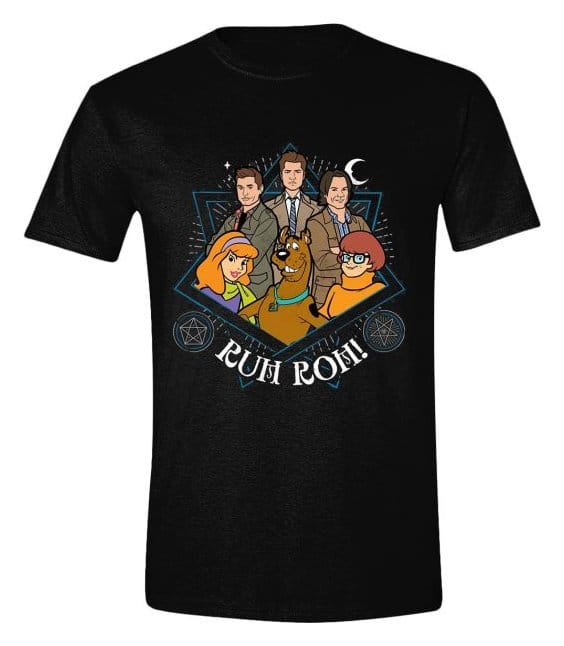 Supernatural T-shirt Scoobynatural Group Ruh Roh - Officially Licensed, 100% Cotton, Multiple Sizes