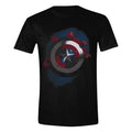 Captain America Brave New World T-shirt med Captain America Shield - Röd, Storlek S PCMerch