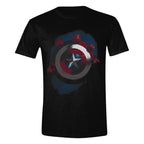 Captain America Brave New World T-Shirt med Captain America Shield – Röd, Storlek M PCMerch
