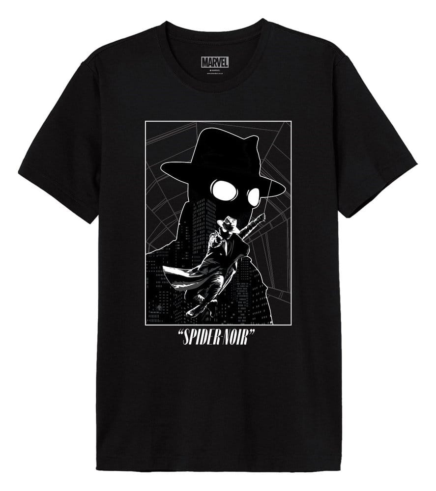 Marvel T-shirt Spider-Noir Swinging Motiv Storlek XL