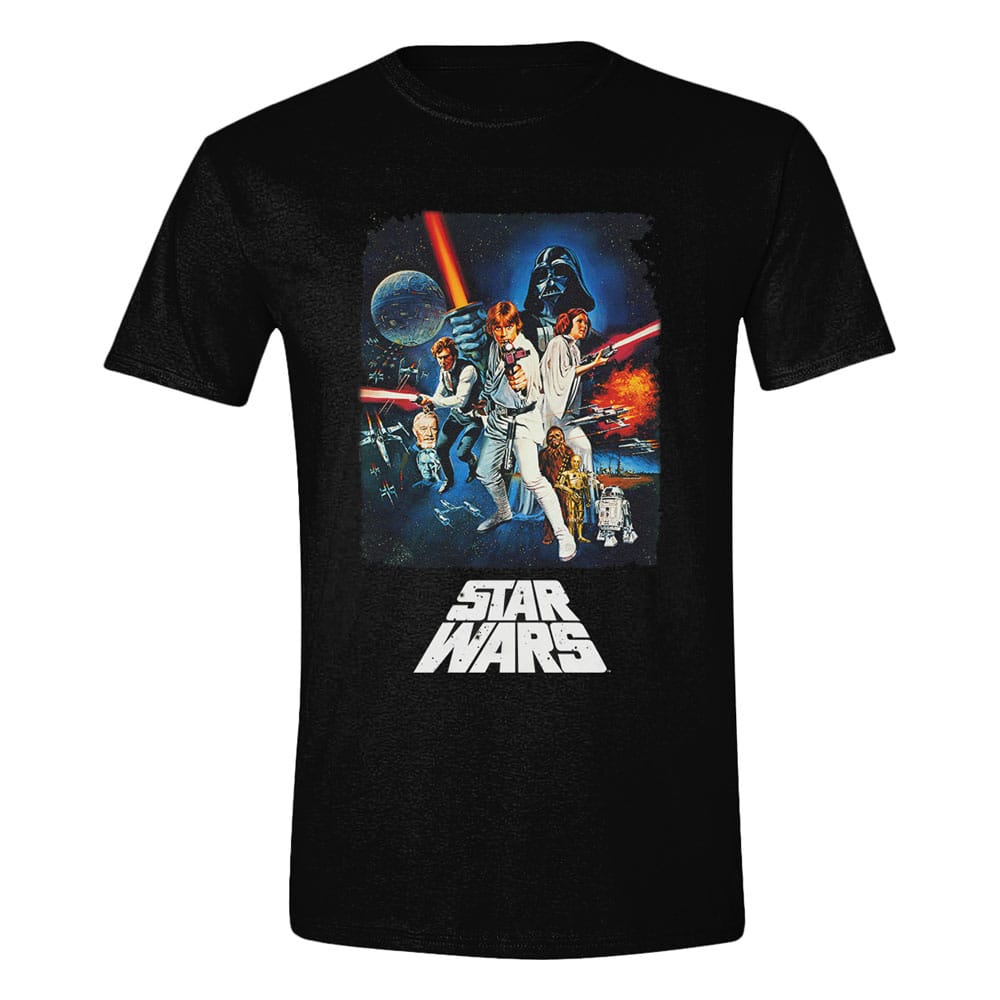 Star Wars A New Hope T-shirt Retroaffisch Storlek XL