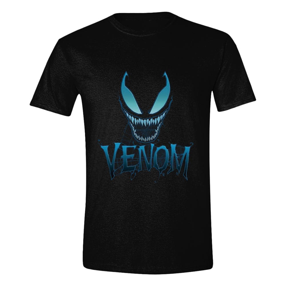Marvel T-shirt Venom Blue Mesh Face Size M
