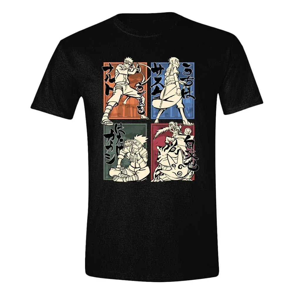 Naruto T-shirt med Karaktärsskisser PCMerch