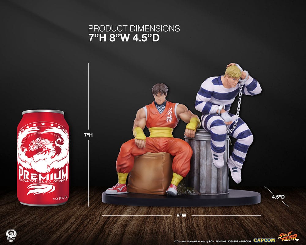 Street Fighter PVC Figur 1/10 Cody & Guy 18 cm Premium Collectibles Studio