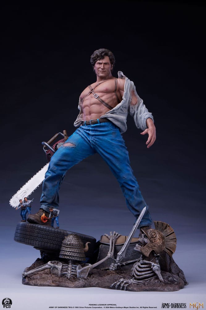 Army of Darkness Premier Series Figur i skala 1/4 Ash, 53 cm