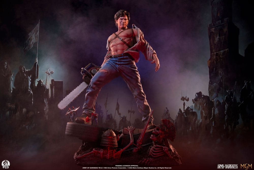 Army of Darkness Premier Series Figur i skala 1/4 Ash, 53 cm