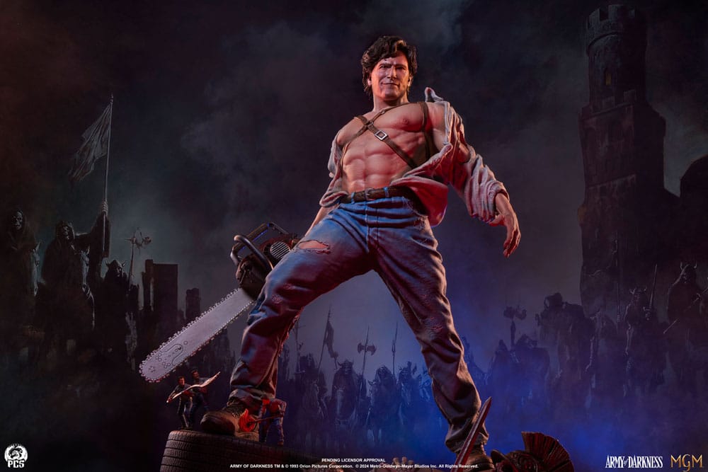 Army of Darkness Premier Series Figur i skala 1/4 Ash, 53 cm