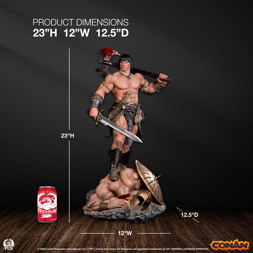 Conan Barbaren Figurin 1/4 Skala, 58 cm