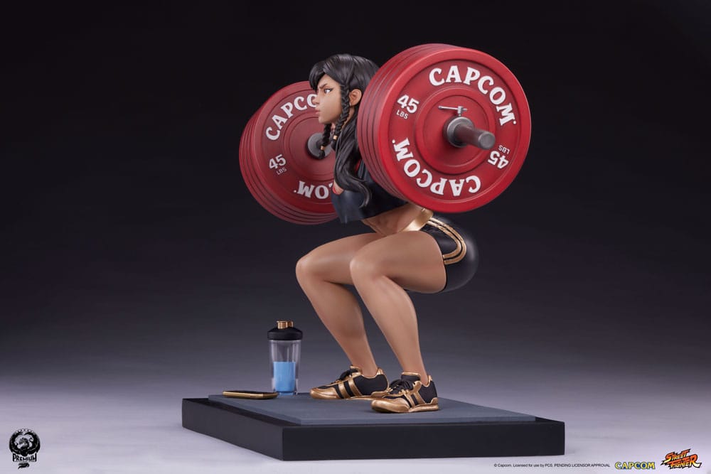 Street Fighter Premier Series Figur 1/4 Chun-Li Powerlifting (Battle Edition) 37 cm Premium Collectibles Studio