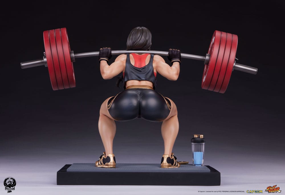 Street Fighter Premier Series Figur 1/4 Chun-Li Powerlifting (Battle Edition) 37 cm Premium Collectibles Studio