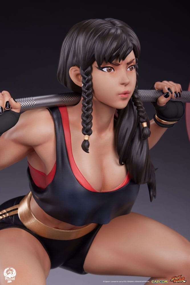 Street Fighter Premier Series Figur 1/4 Chun-Li Powerlifting (Battle Edition) 37 cm Premium Collectibles Studio
