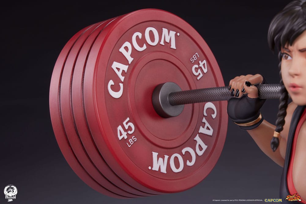 Street Fighter Premier Series Figur 1/4 Chun-Li Powerlifting (Battle Edition) 37 cm Premium Collectibles Studio