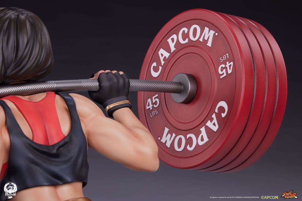 Street Fighter Premier Series Figur 1/4 Chun-Li Powerlifting (Battle Edition) 37 cm Premium Collectibles Studio