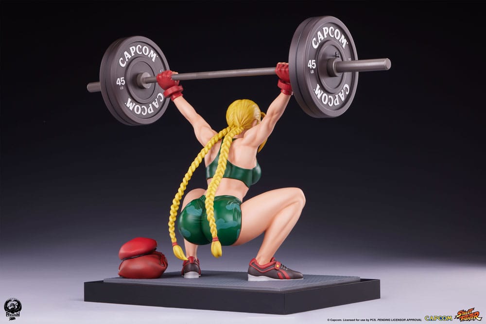 Street Fighter Premier Series Figur 1/4 Cammy: Powerlifting 41 cm Premium Collectibles Studio